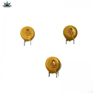 المصنع الأصلي خدمة سعر جيد، الأصفر ارتفاع الزيادة الزائدة 14MM HVR14D621J MOV zinc uxide varistor لوحدة تجارية