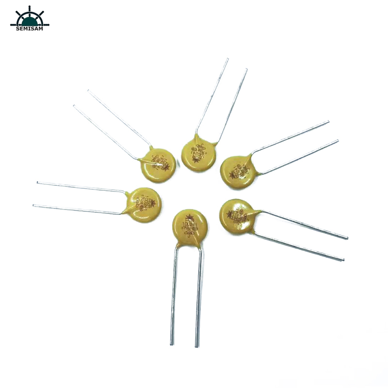 الصين المقاوم المورد نوعية جيدة الأصفر سيليكون 10D241 قطر 10 ملليمتر أكسيد المعادن varistor mov for pcb pcba