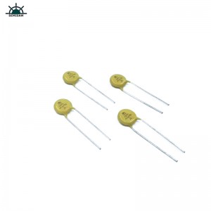 الصين ODM إلكترونيات مكونات، الأصفر MOV 10MM 10D561 560V أكسيد الزنك varistor (varistor أكسيد movmetal)